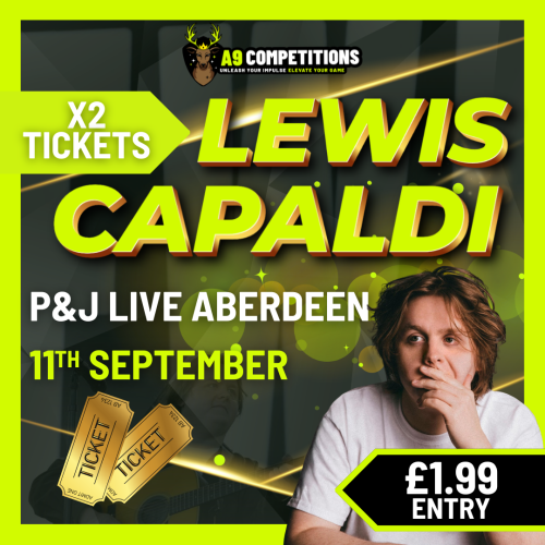 2x Lewis Capaldi Tickets @ P&J Live Aberdeen