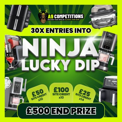 X30 ENTRIES INTO NINJA LUCKY DIP