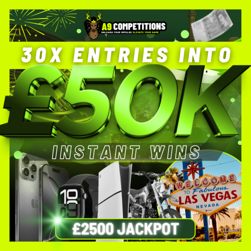 X30 ENTRIES INTO £50,000