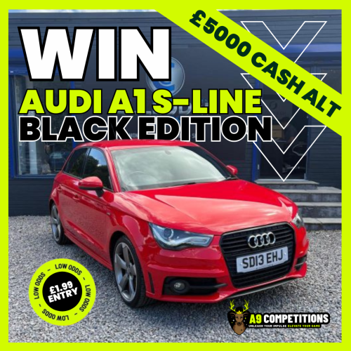 AUDI A1 BLACK EDITION S-LINE - £5000 CASH OPTION