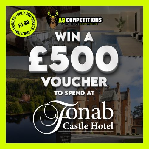 £500 FONAB CASTLE  VOUCHER - OR £500 CASH