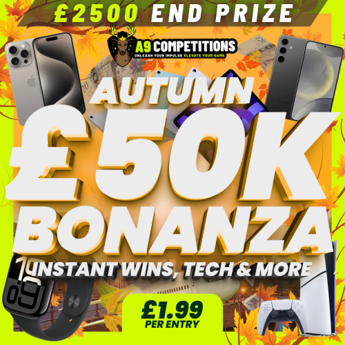 AUTUMN £50K BONANZA - £2500 END PRIZE