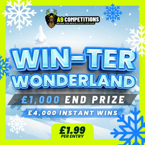 £5,000 WIN-TER WONDERLAND - £1000 END PRIZE + £4K IN INSTANTS WINS