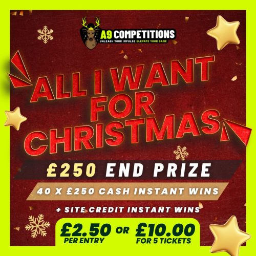 ALL I WANT FOR XMAS - £12,500 IN INSTANT WINS