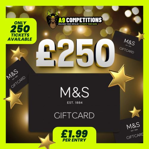 £250 M&S VOUCHER OR CASH.