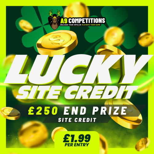 A9 LUCKY SITE CREDIT - £250 SITE CREDIT + INSTANT WINS