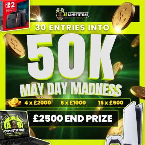 X30 ENTRIES INTO MAY DAY MADNESS £50K #3